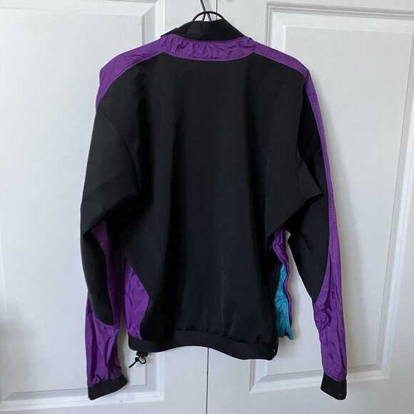 Vintage Patagonia Paddling Jacket Kayak Waterproof Nylon Purple Blue 90s 80s - Picture 5 of 10